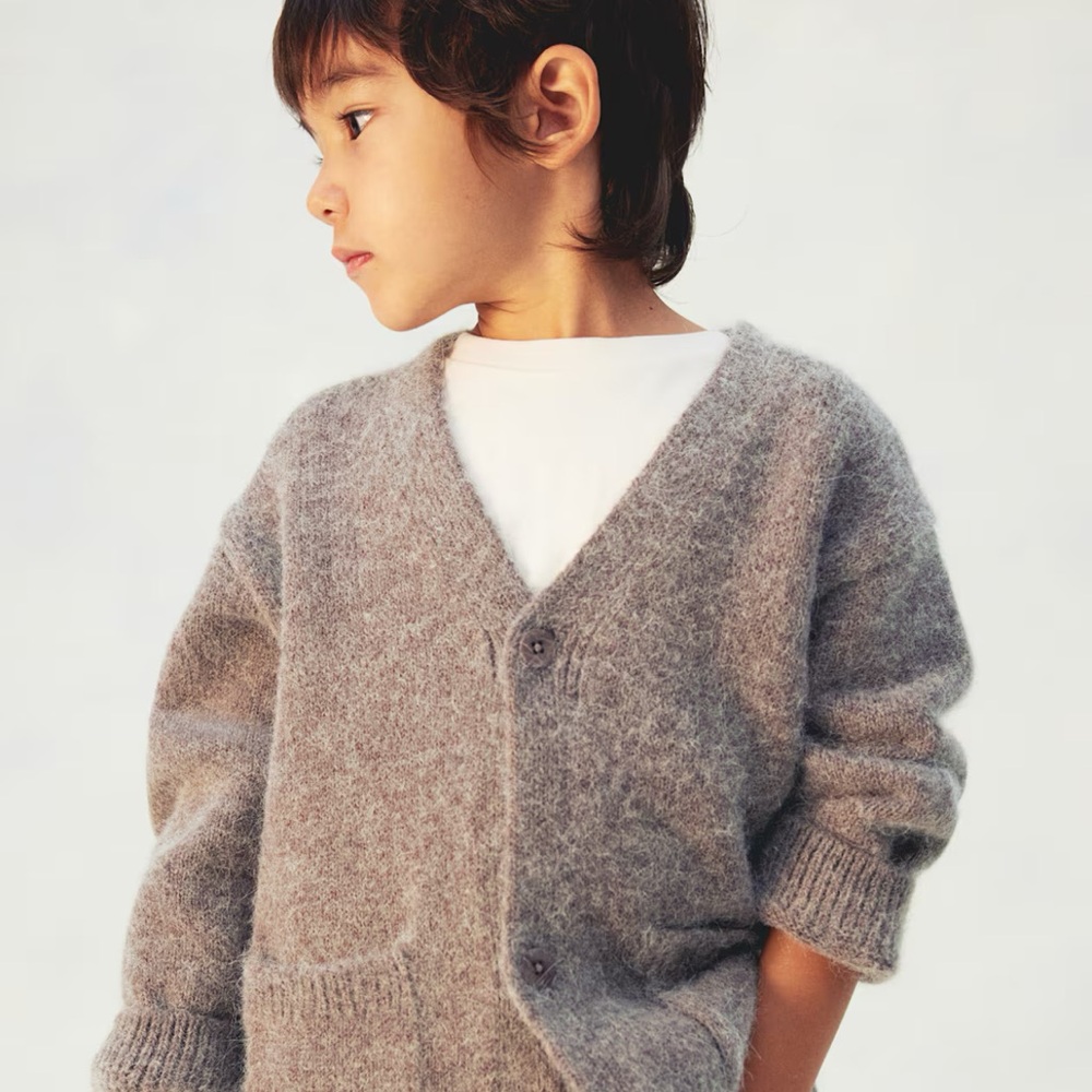 H&M Adorables | Organic Alpaca Cotton Wool Blend Cardigan